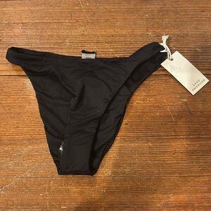 Good American black bikini bottoms,‎ size 1 small
